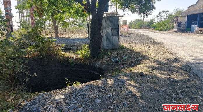 रस्त्यालगतची धोकादायक विहीर; सुरक्षेचा प्रश्न ऐरणीवर