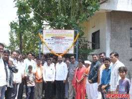 नगरपंचायत अंतर्गत सुमारे १ कोटी २५ लाख रुपयांच्या विविध विकास कामांचे भूमिपूजन