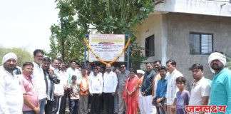 नगरपंचायत अंतर्गत सुमारे १ कोटी २५ लाख रुपयांच्या विविध विकास कामांचे भूमिपूजन