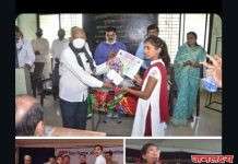 कु.चेतना हिरे हिला शालेय जीवनात स्वप्नांना पंख देणाऱ्या श्रीम.पी डी बडोला माध्यमिक विद्यालय वरखेडी येथील शिक्षिका सौ. संगीता सूर्यवंशी मॅडम
