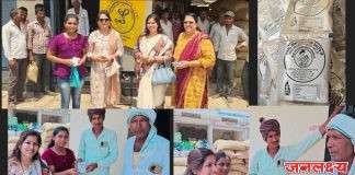 वाढत्या उन्हाच्या पार्श्वभूमीवर लिनेस क्लब पाचोरा कडून कामगारांना ORS वाटप