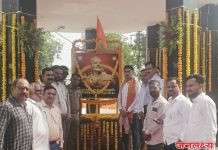 पाचोऱ्यात छत्रपती संभाजी महाराज जयंतीनिमित्त मान वंदना व पूजन संपन्न