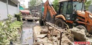 पाचोऱ्यात मान्सूनपूर्व नालेसफाई मोहिमेला पाचोरा नगरपरिषदेचा वेग