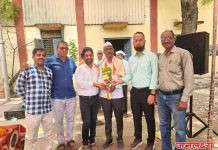 परिवहन विभागातील कर्मचारी राजू चौधरी सेवानिवृत्त : आमदार किशोर अप्पा पाटील यांच्या हस्ते सत्कार