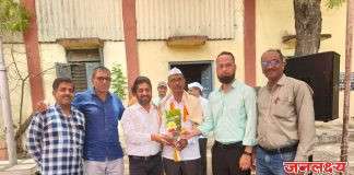 परिवहन विभागातील कर्मचारी राजू चौधरी सेवानिवृत्त : आमदार किशोर अप्पा पाटील यांच्या हस्ते सत्कार