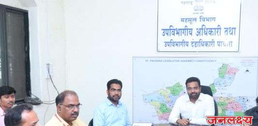 जिल्हाधिकाऱ्यांनी घेतला पाचोरा तालुकास्तरीय सर्व विभागांचा कामकाज आढावा प्रलंबित प्रश्न तात्काळ सोडविण्याचे निर्देश