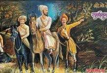 श्री.गो.से हायस्कूल चे कलाशिक्षक सुनील भिवसणे यांनी शाळेच्या दर्शनी फलकावर साकारले ‘सुवर्णयुग माझ्या शिवबाचे’ या विषयावर चित्र रेखाटन